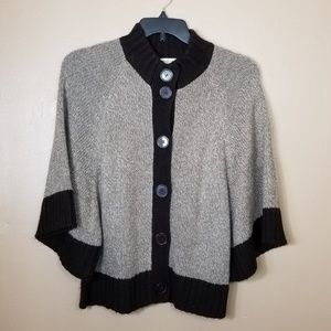 $SALE$ Debbie Morgan | Brown Poncho Sweater size L